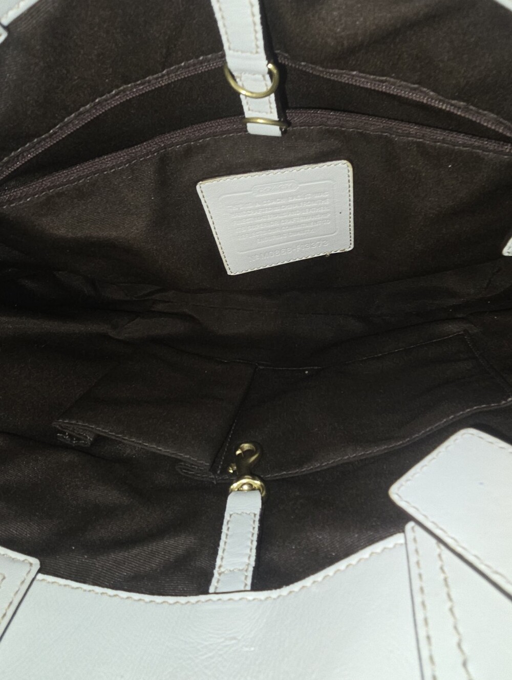 Coach Bleecker Straw Leather Flower Satchel Tote - Picture 6 of 7